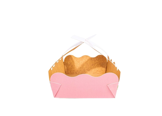 Paperboard Fruit And Veg Boxes Waterproof Oilproof With Handle