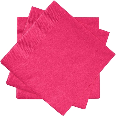 Elegant Colour Linen Paper Napkin Tissue Folding For Beverage Cocktail