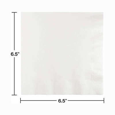 Dinner Plain Paper Napkin , 16 Gsm 18 Gsm Recycled Paper Serviettes