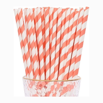 A Pointy End Paper Drinking Straws Disposable For Tea Coffee