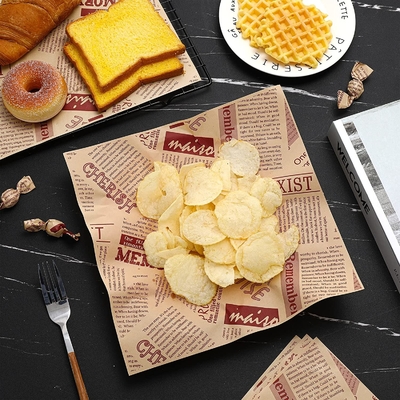 Food Wrapping Food Safe Wax Paper Oil Proof For Burger Packaging