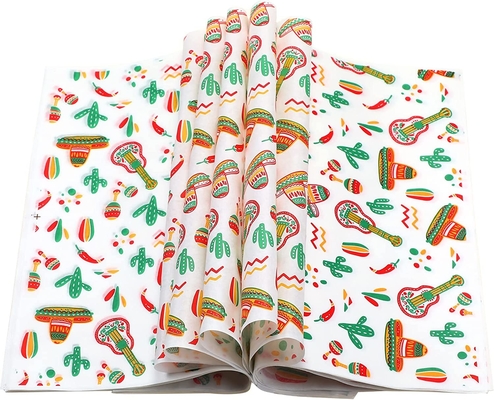 Burger Food Safe Wax Paper Biodegradable Non Smell For Chocolate Cookie