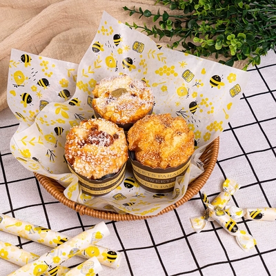 Burger Food Safe Wax Paper Biodegradable Non Smell For Chocolate Cookie