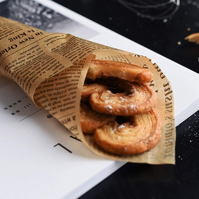 OEM Printing Food Safe Wax Paper Grease Proof Disposable For Food Wrapping
