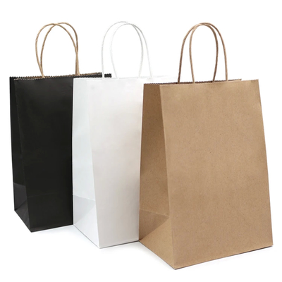 Uncoated Lining Fruit Paper Bags Sustainable with CMYK Or Pantone Printing